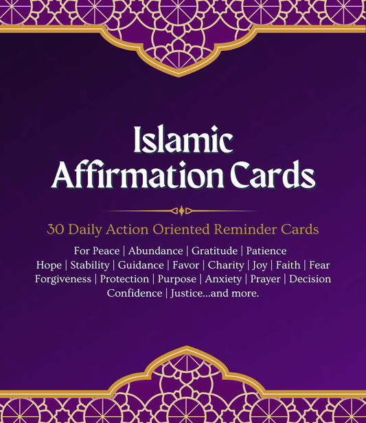 30 Daily Islamic Affirmation Cards