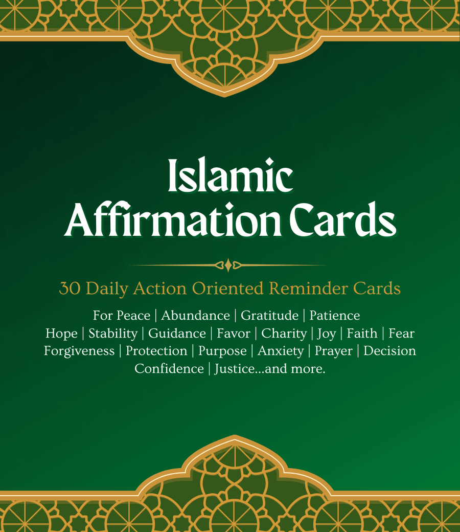 30 Daily Islamic Affirmation Cards